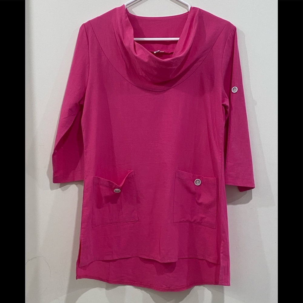 Cotton Blend Pink Top size S